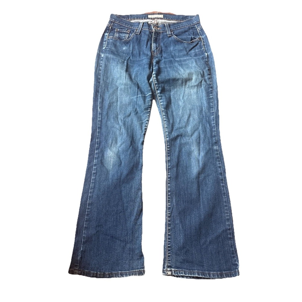 Levi 529 Womens Curvy Bootcut Blue Jeans Size 10 M